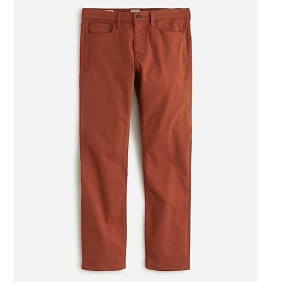 Vintage Red J. Crew 484 Slim-fit garment-dyed five-pocket pant - 31x32 - NEW - Picture 4 of 4